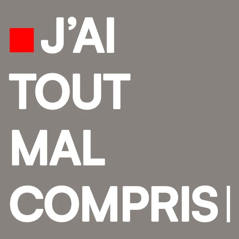 J’AI TOUT MAL COMPRIS | Humour autodérision