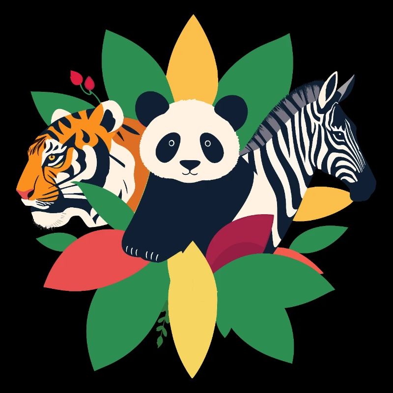 Tiger Panda Zebra