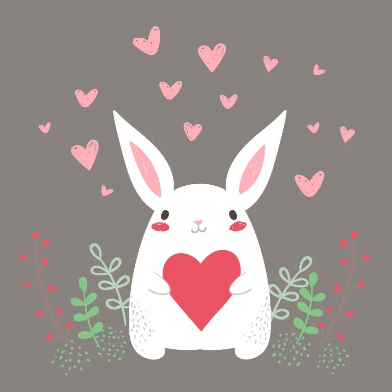 Eastern Bunny Easter Bunny Rabbit Ears Cute LOL