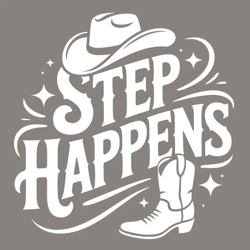 Line Dance Step Happens Western Design
