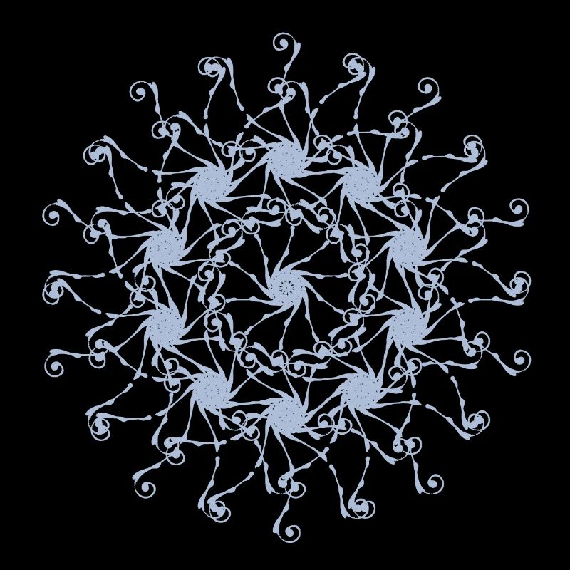 Mandala | Random patterns rotated