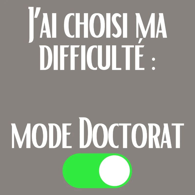 I chose my difficulty Doctorate Mode enabled