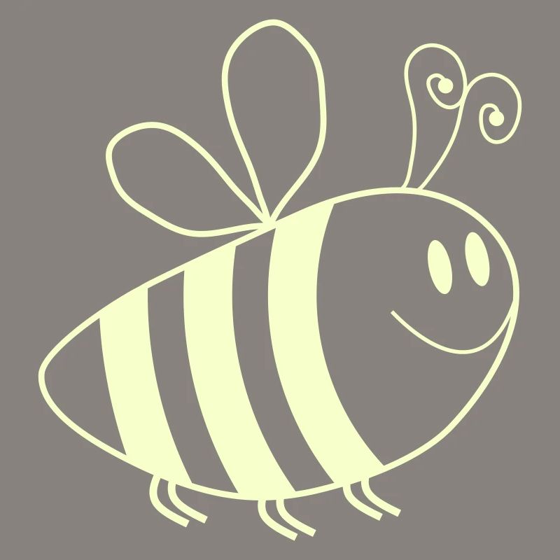 Smiling Bees Pattern