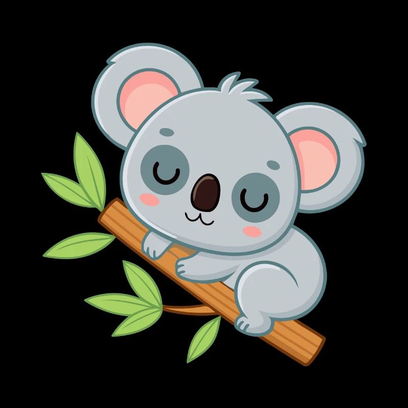 Bébé Koala sur une branche