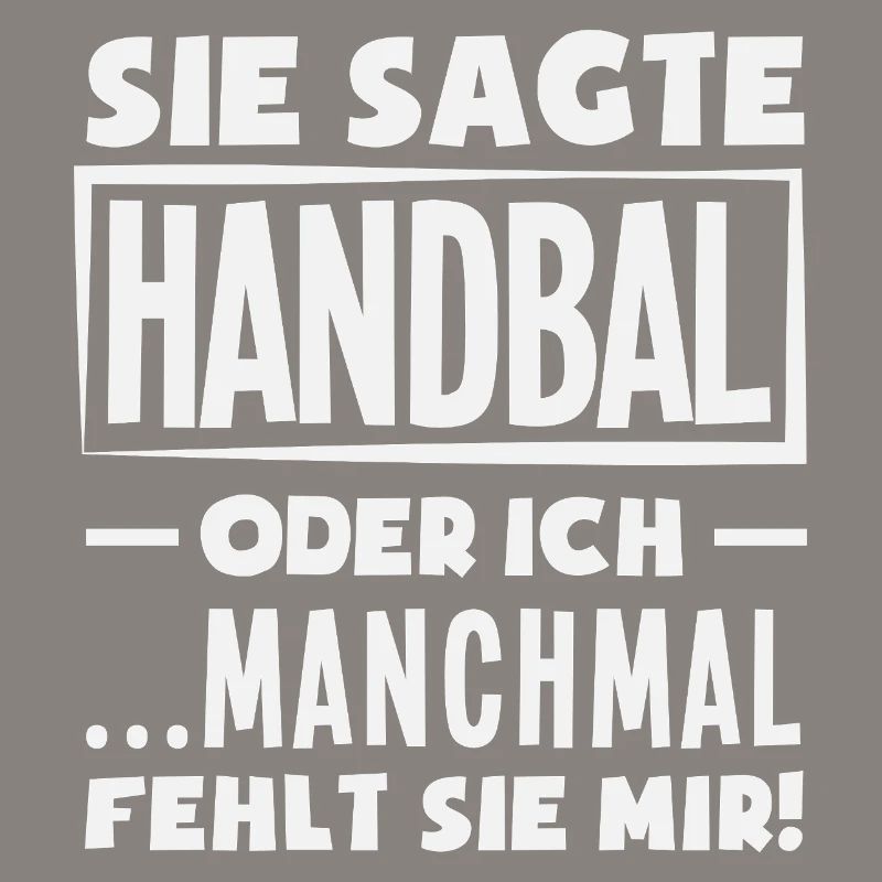 Handball oder ich – manchmal fehlt sie