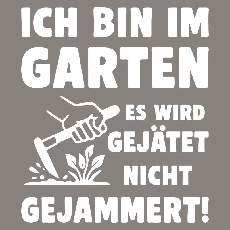 Im Garten wird gejätet statt gejammert