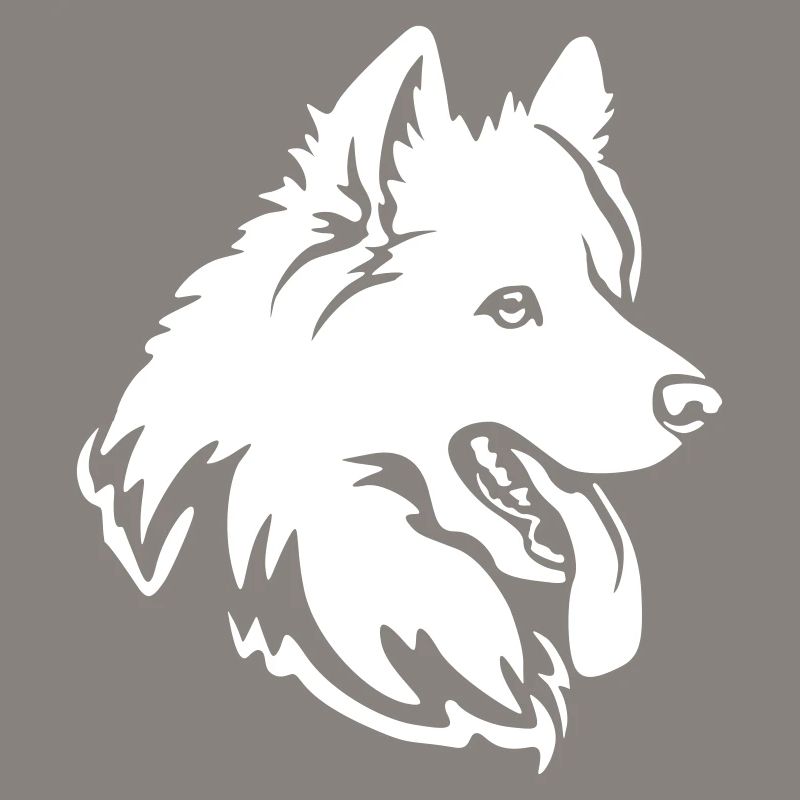 Samoyed Head "Black Edition"