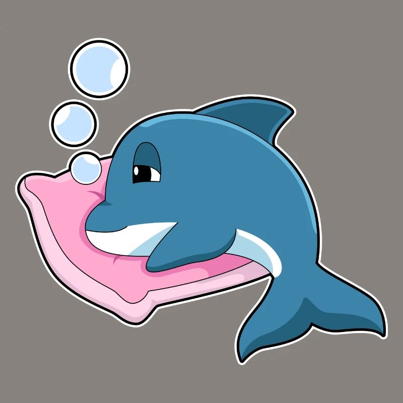 Dolphin Sleeping Pillow