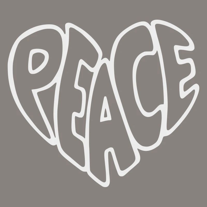 Graphique de police Peace Bubble