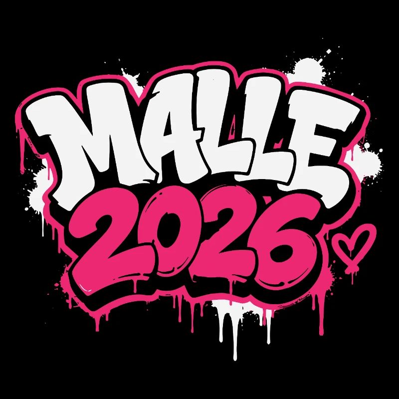 MALLE 2026 Graffiti Print