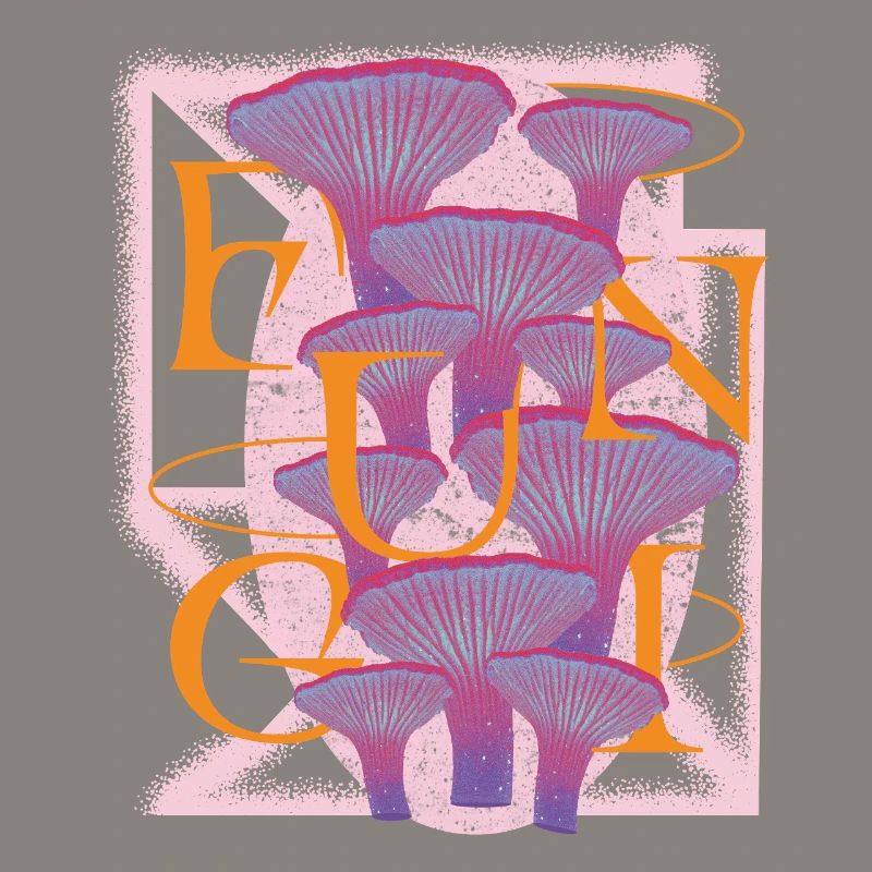 Floraison de champignons psychédéliques