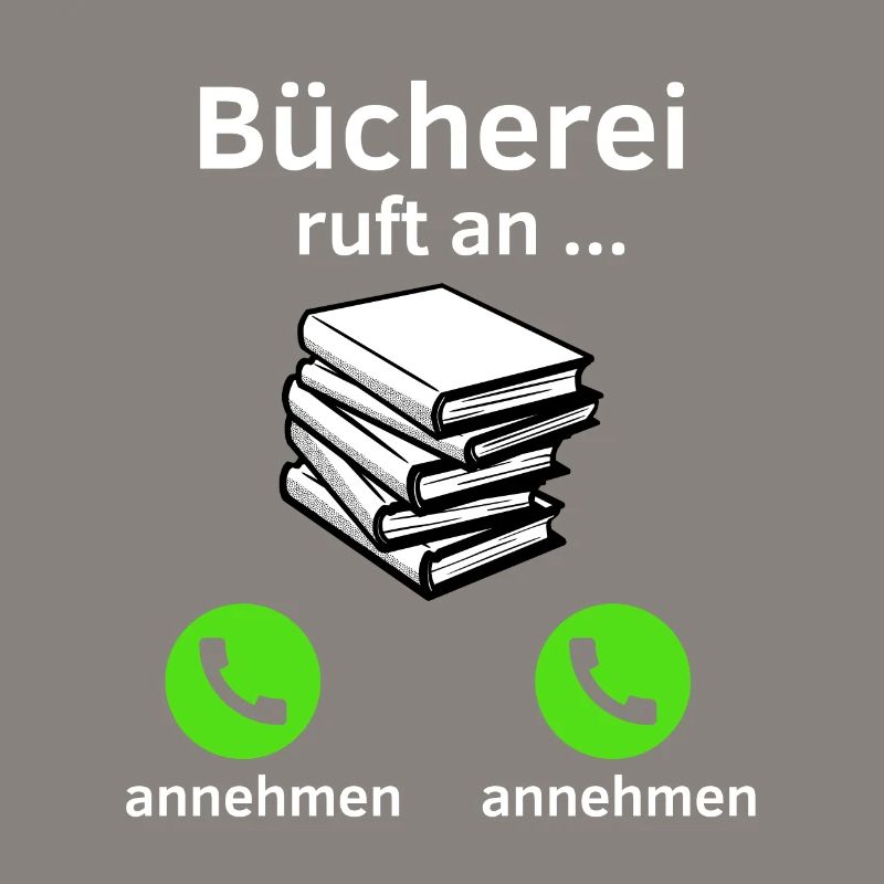 Bücherei ruft an - annehmen oder annehmen?
