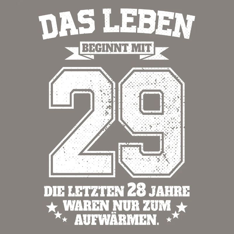 29. Geburtstag Geschenk Das Leben Beginnt Mit 29