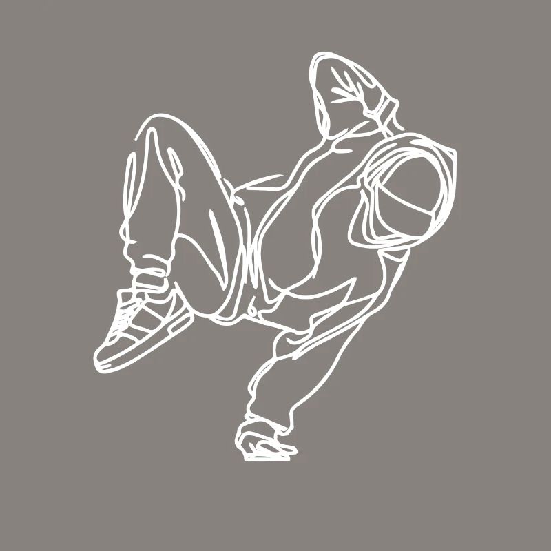 Breakdancer Drawing
