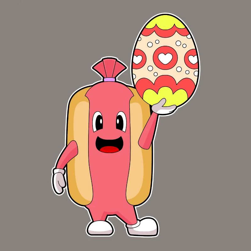 Hotdog Easter Easter Egg