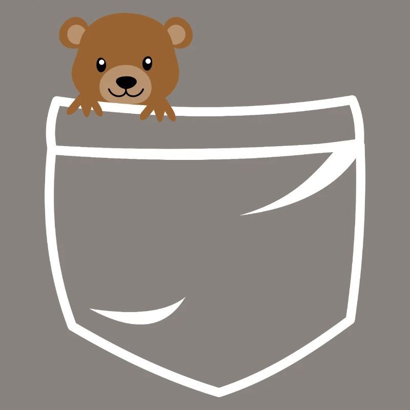 Teddy bear pockets