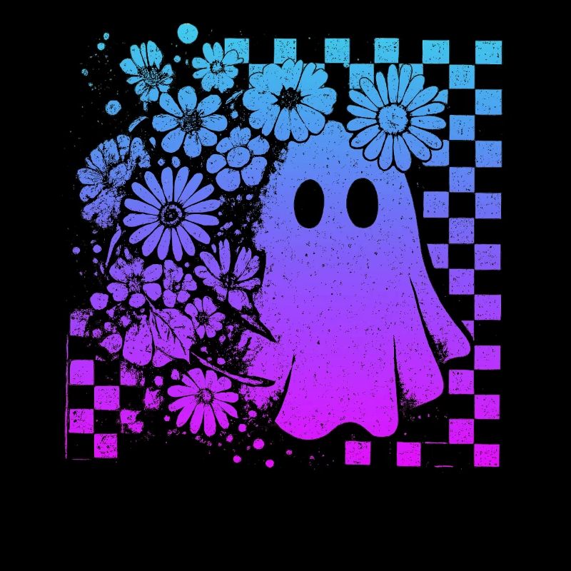 Neon Ghost Halloween Gift Spooky Party