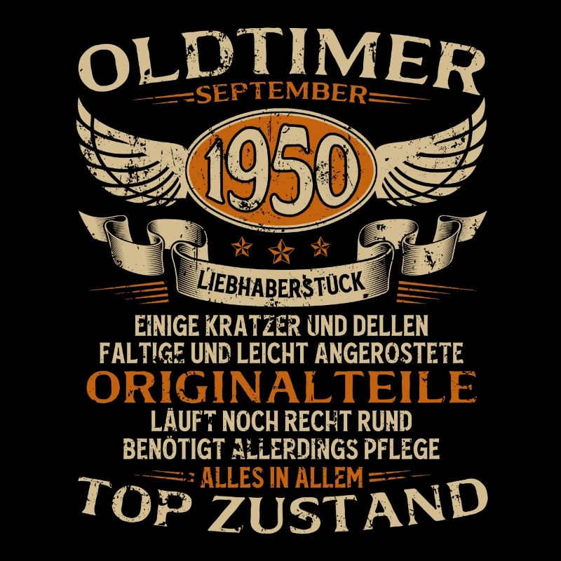 75. Geburtstag Geschenk Oldtimer September 1950
