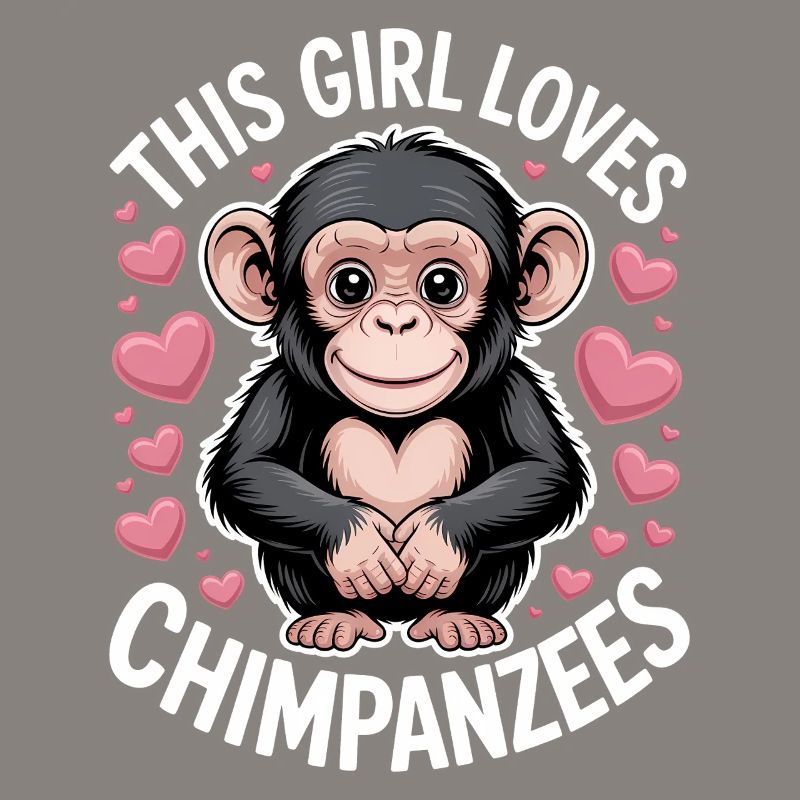 Chimpanzee Saying Monkey Funny Chimpanzee Gift