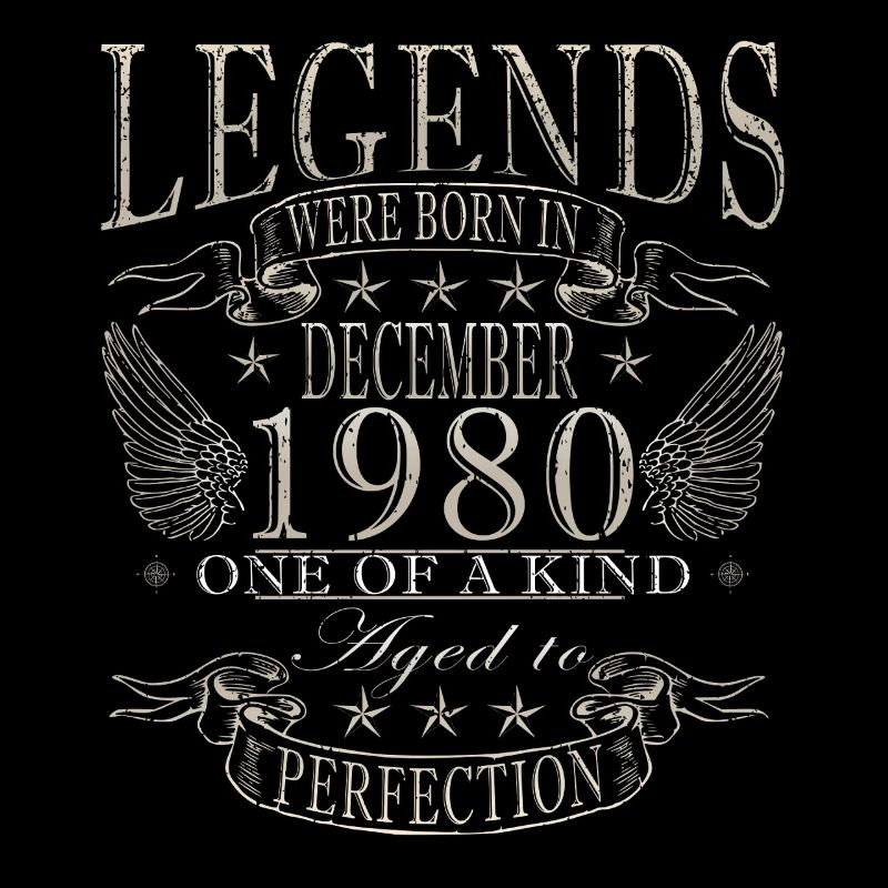 Geburtstag Dezember 1980 Geschenk Dezember 1980