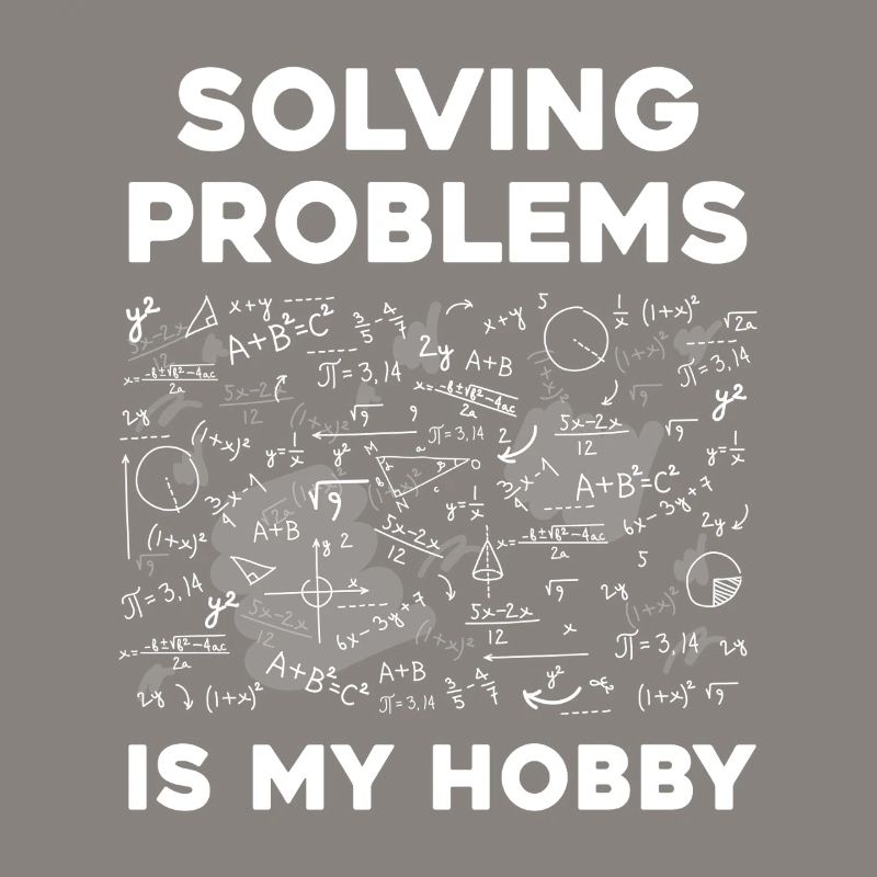 Solving puzzles is my hobby