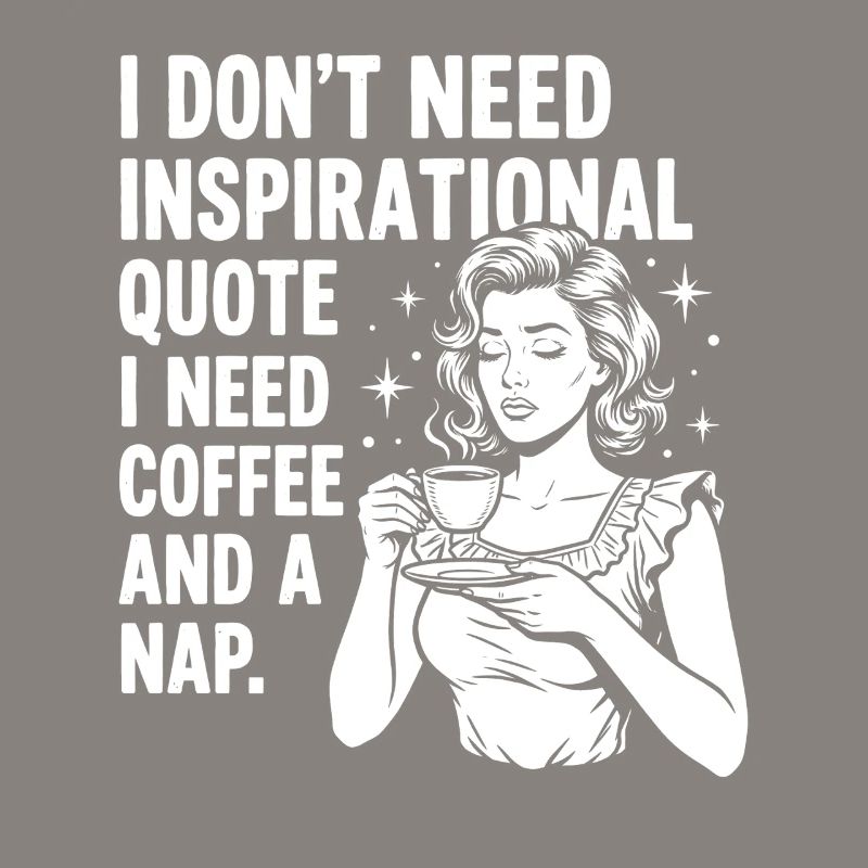 Echte Kaffeeliebe Nickerchen Statement