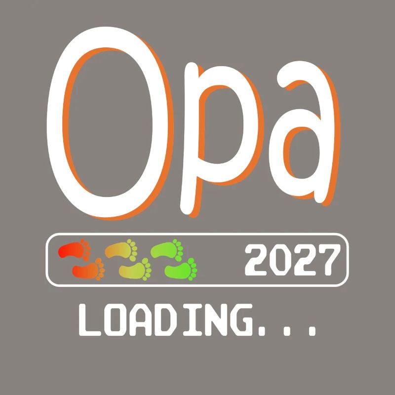 Werdender Opa 2027 loading zukünftiger Großvater