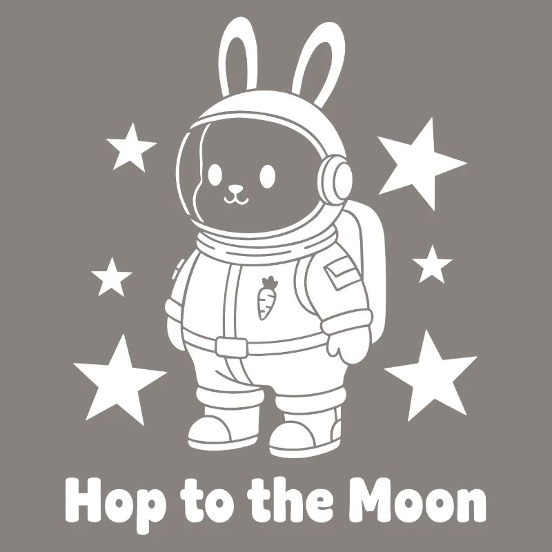 Moonhopper Bunny en combinaison spatiale