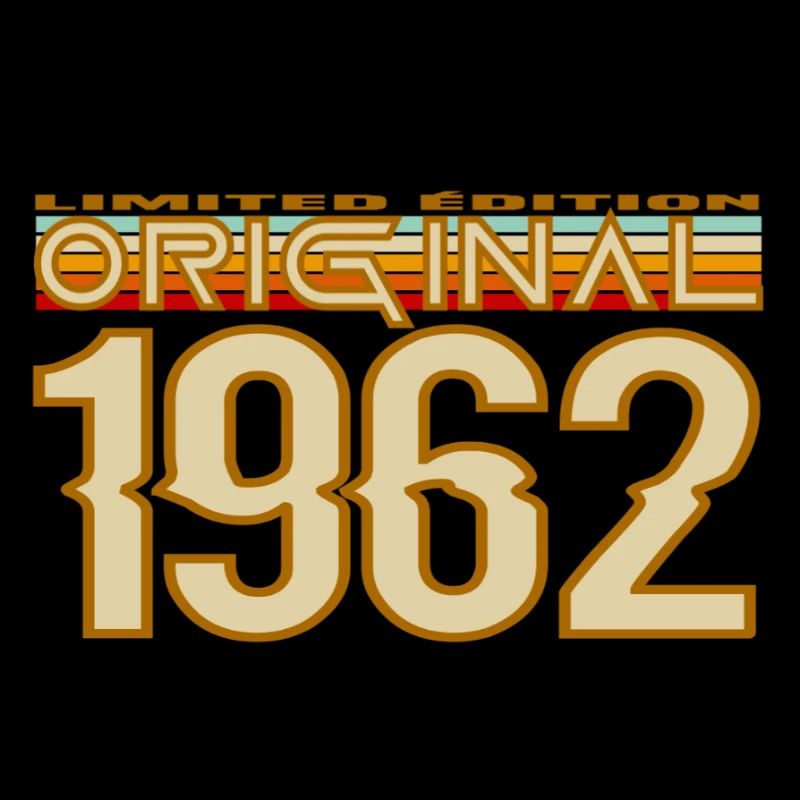 Original 1962 Retro Typographie