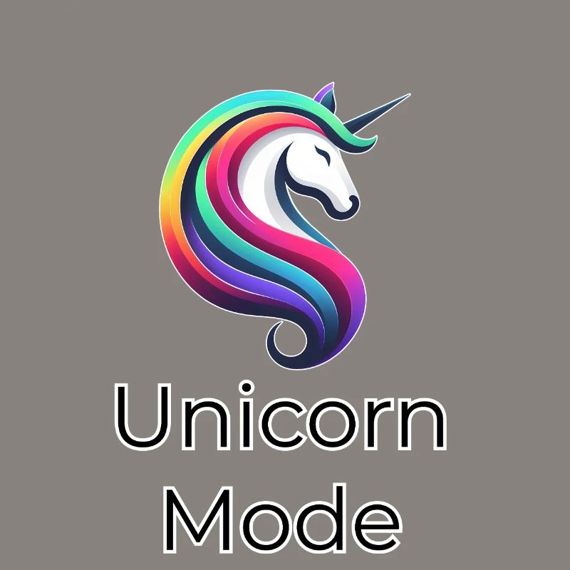 Explosion de couleurs de la mode licorne