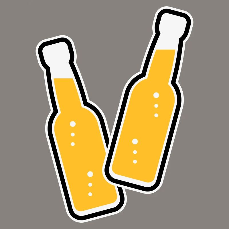 2 Flaschen Stoßen An (Limonade Softdrink / POS 3C)