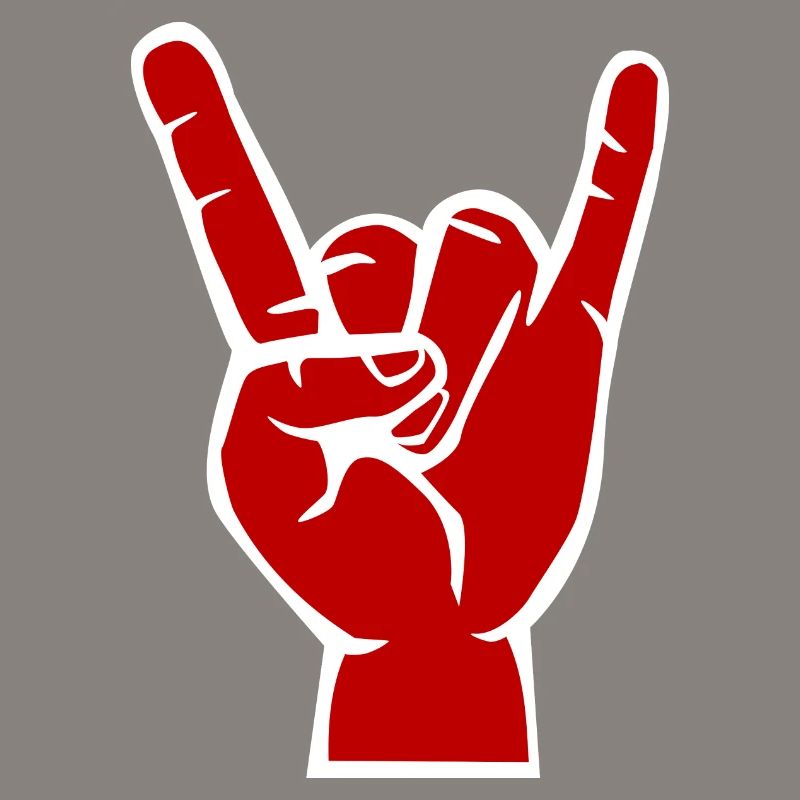 Devil's hand, Devil Rock cool metal symbol