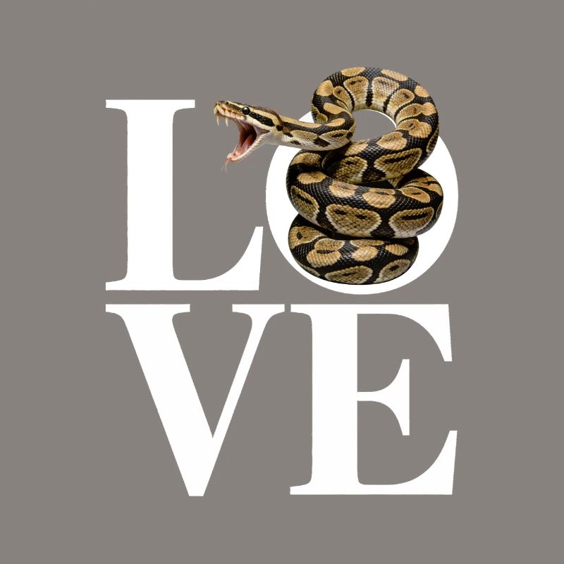 Königspython Schlangen LOVE Terrarium Python
