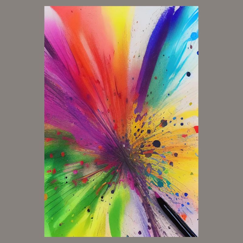 Éclaboussures de couleur