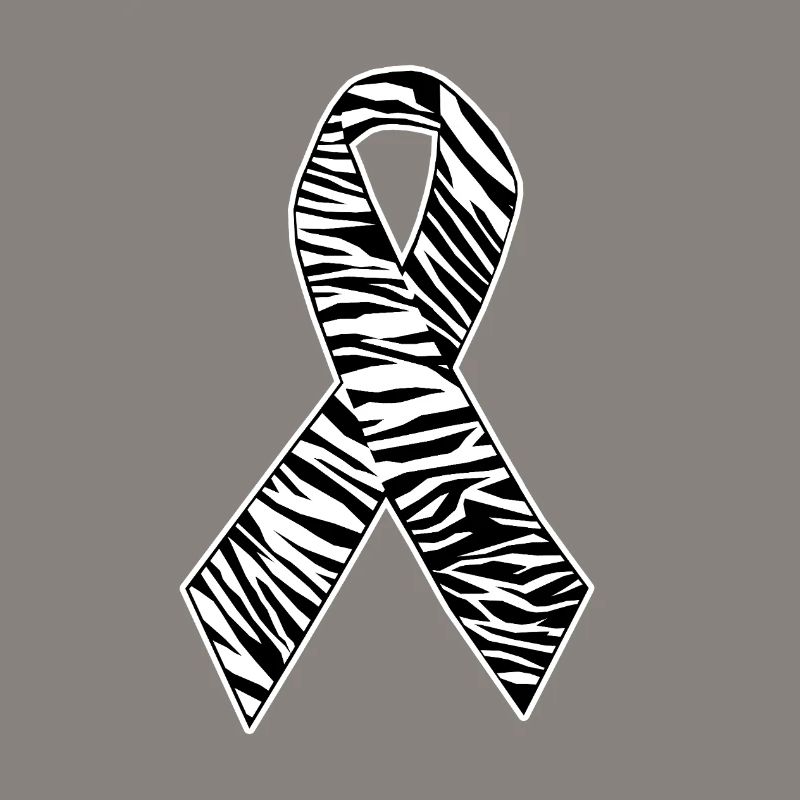 Zebra Print Ruban de sensibilisation