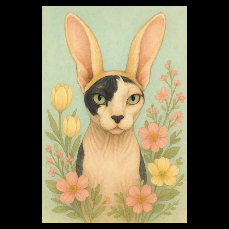 Easter Sphynx Cat
