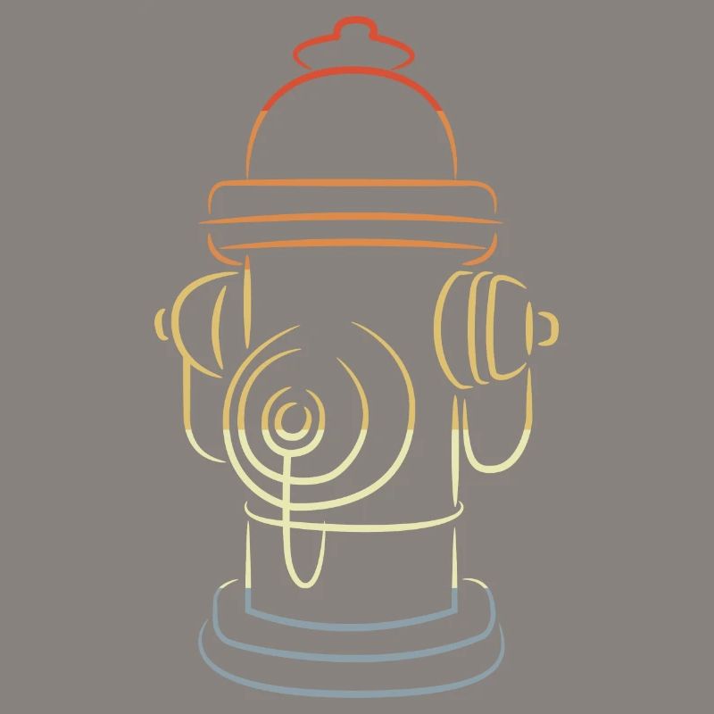 Retro Fire Hydrant