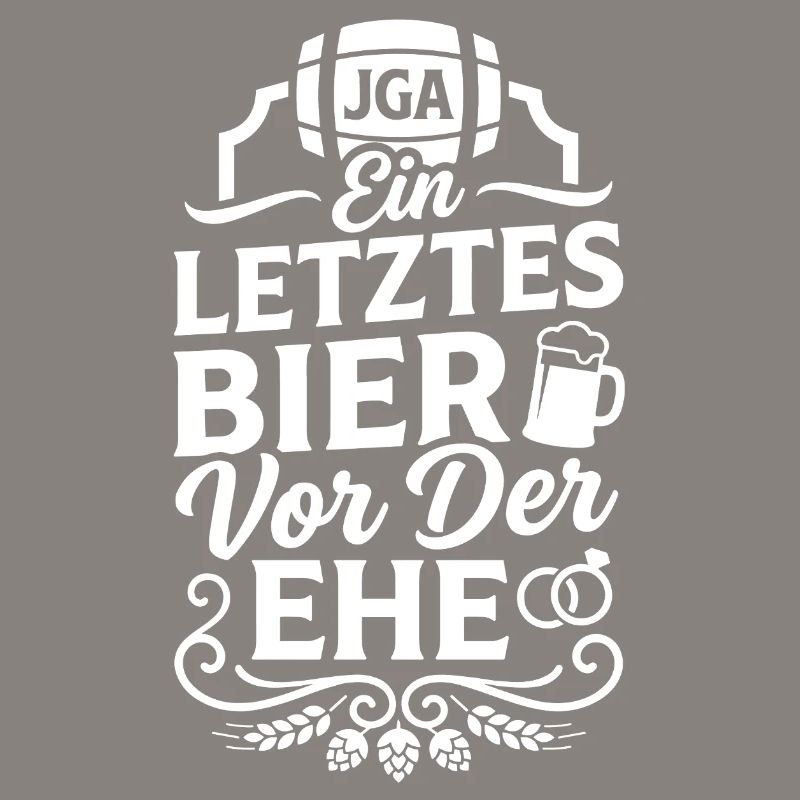 Letztes Bier Vor Der Ehe – Typografie