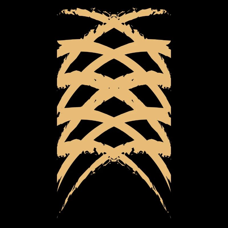 Diamond Art Crossed Pattern woody bones