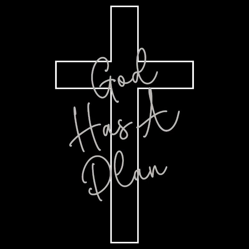 Gottes Plan Kreuz Handschrift Glaube Kirche Bibel