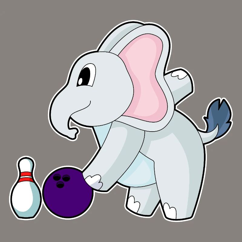 Elefant Bowling Bowlingkugel Pin