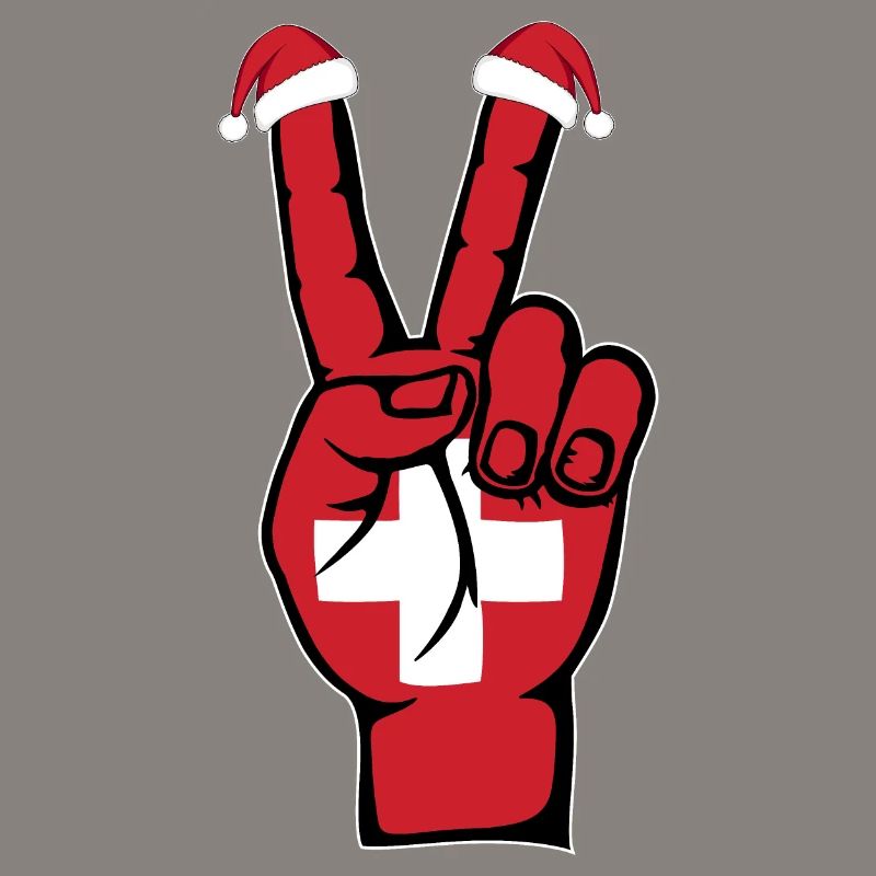 Drapeau de la Suisse Noël Symbole de la paix
