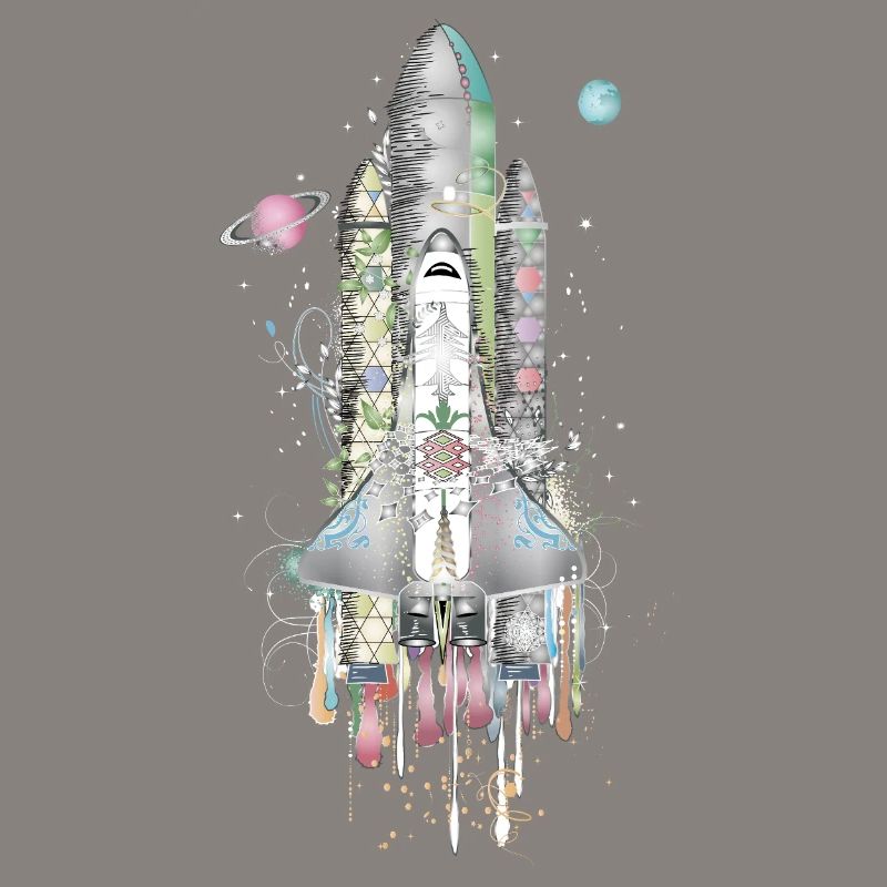 Imaginative Space Shuttle - Artfully Designed