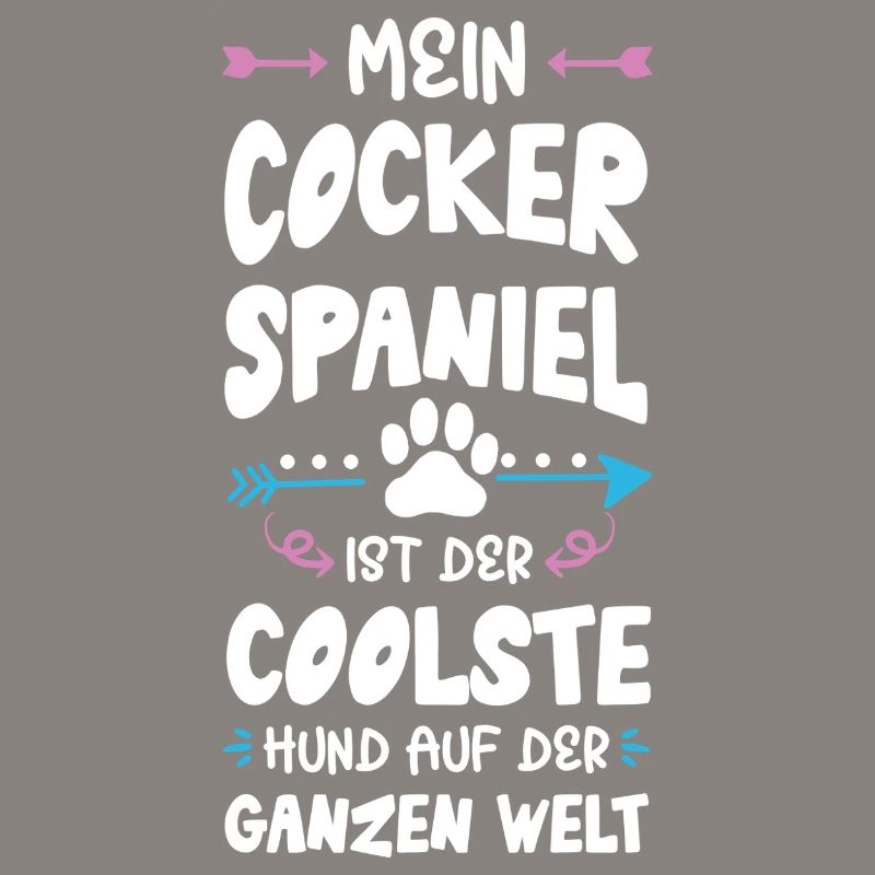 cocker spaniel hund spruch