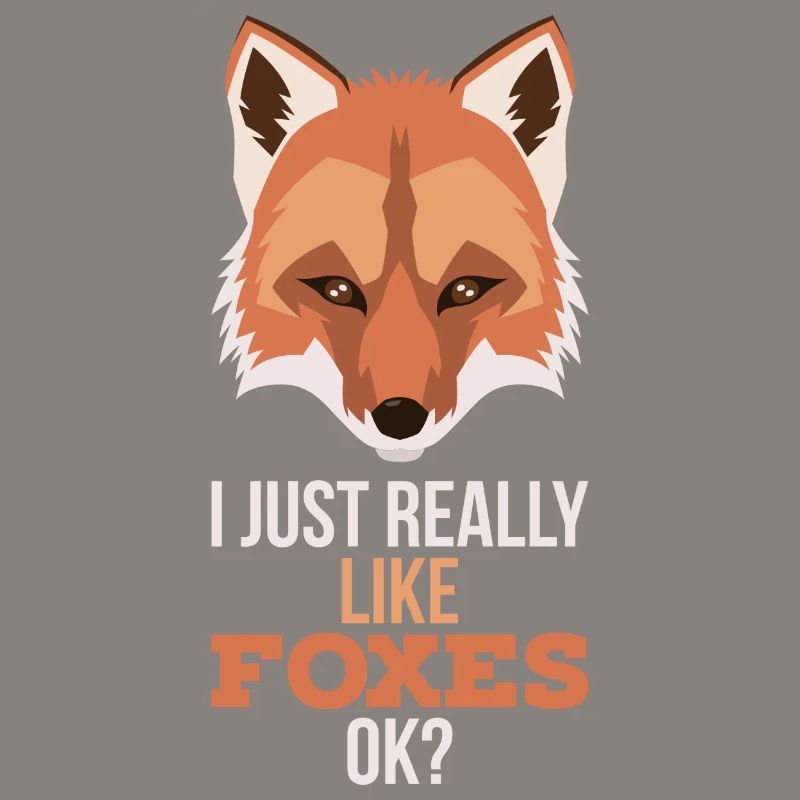 I just really like foxes Ok - fox saying
