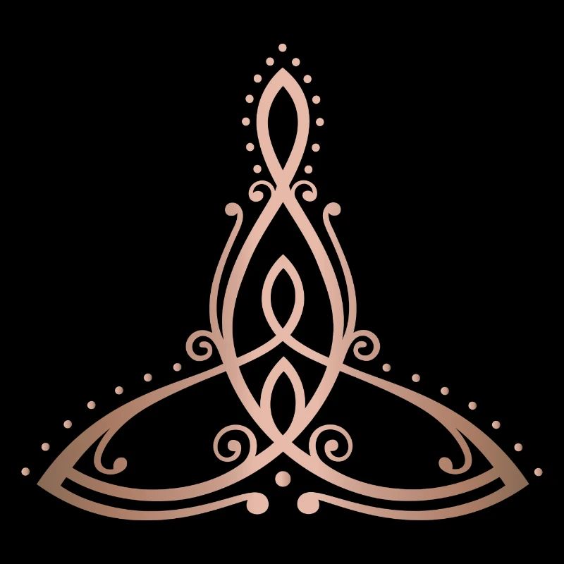 Celtic Motherhood Symbol Mutter mit zwei Kindern