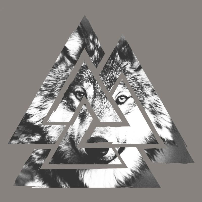 Valknut, symbole d’Odin - Avec Wolf