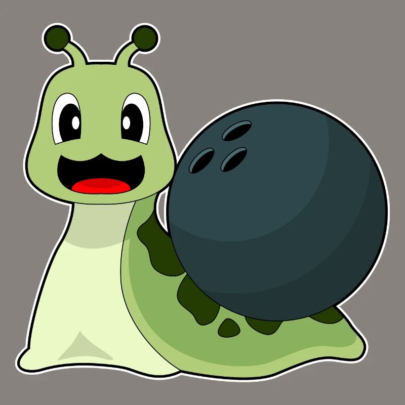Escargot Bowling Boule de bowling