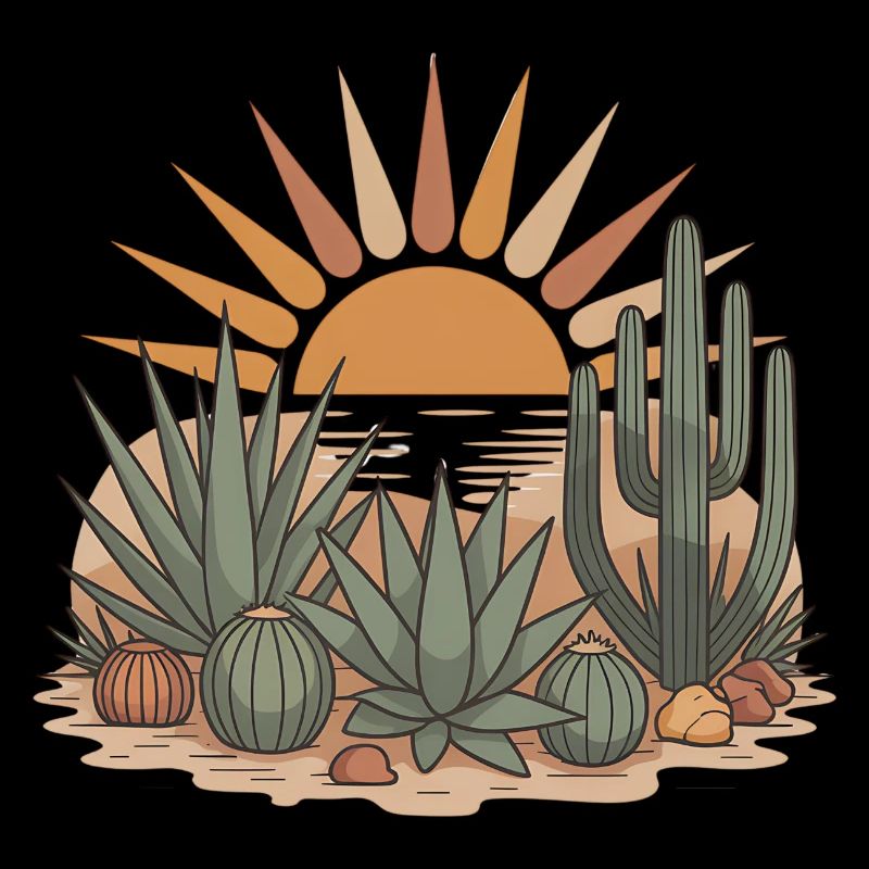 Boho Nature Cacti