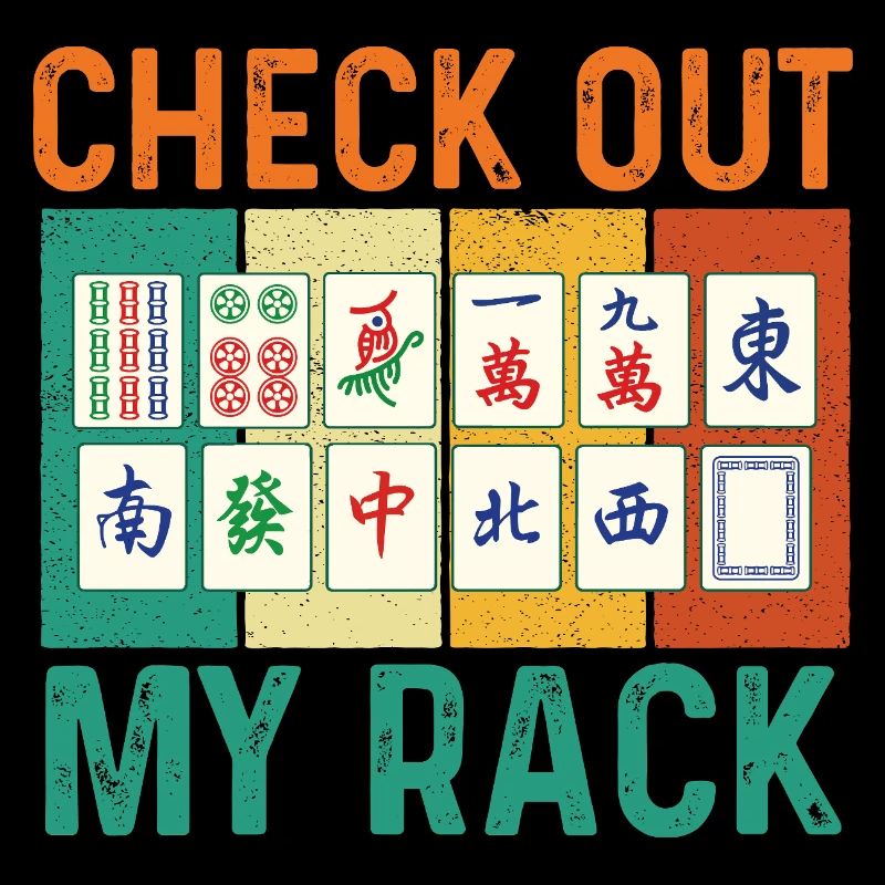 Schau dir meine Rack-Mahjong-Spielerplättchen an